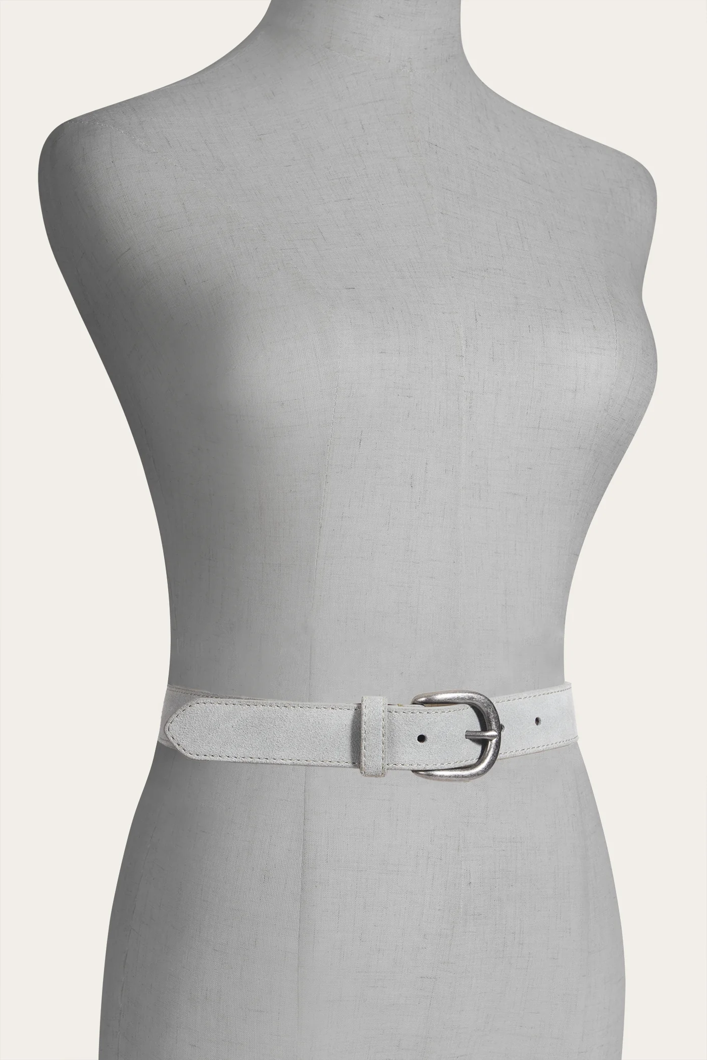30mm Suede Belt W/ Contrast Stitching - Image 4