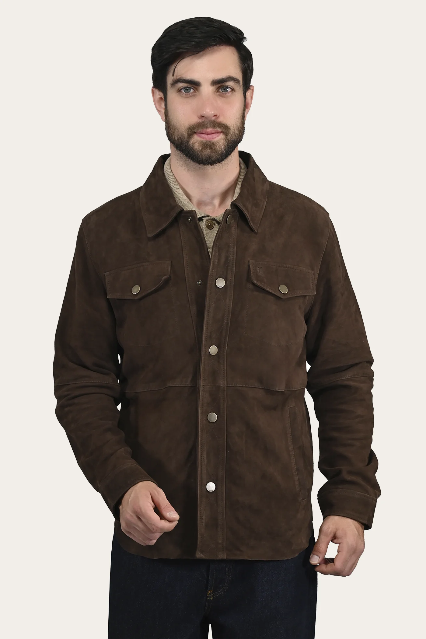 Authentic And Original Suede Shacket