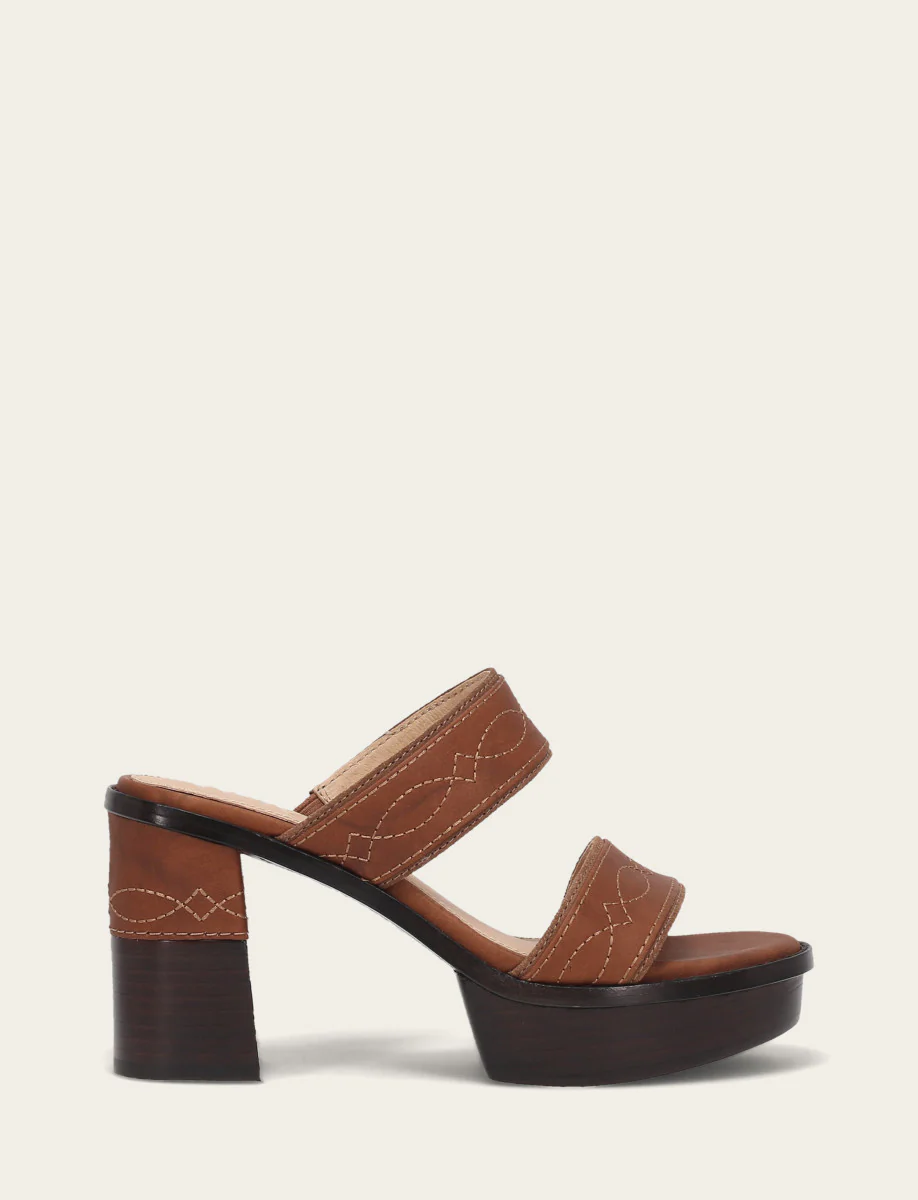 Pipa Woodstock 2 Band Platform Sandal - Frye Found